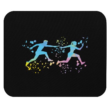 Discover Relay Racer Relay Racing Relay Race Mouse Pads