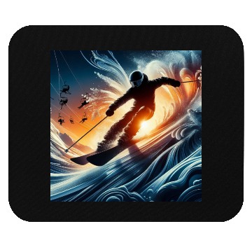 Discover Snowy Thrills: Winter Sports Mouse Pads