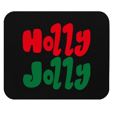 Discover holly jolly Christmas Mouse Pads