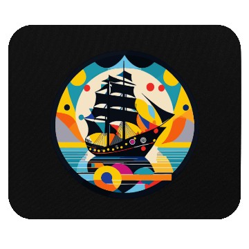 Discover Sailing Ship, Frigate, Boat Mouse Pads