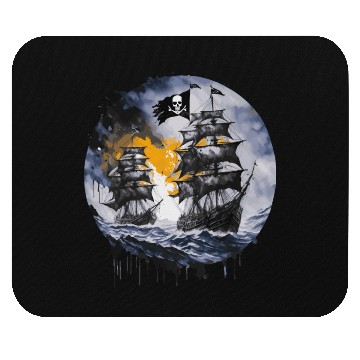 Discover Pirate Boat, Pirates, Captain, Sailing Ship, Mouse Pads