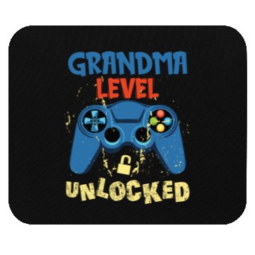 Discover Pregnancy Announcement Grandma Level Unlocked Gran Mouse Pads