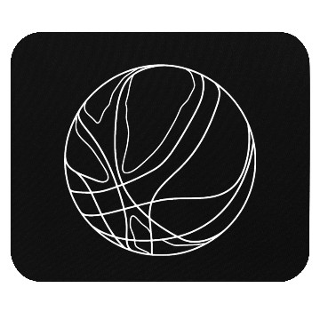 Discover Basketball Ball Drawing Mouse Pads