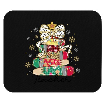 Discover Teacher Christmas Mouse Pads