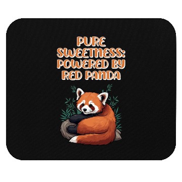 Discover Pure Sweetness: Powered By Red Panda - Cute Animal Mouse Pads