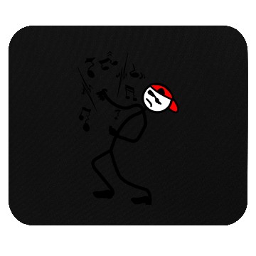 Discover Air guitar player Mouse Pads