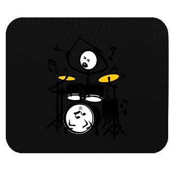 Discover Stickmen drummer Mouse Pads