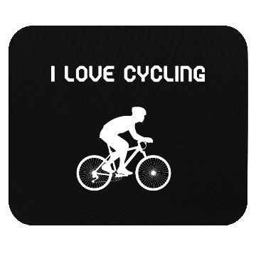 Discover I love cycling design Mouse Pads