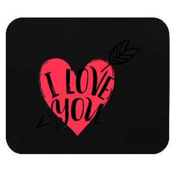 Discover I Love You Mouse Pads