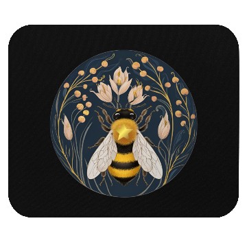 Discover Golden Harvest Honey Bee Mouse Pads