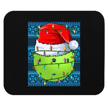 Discover Pickleball Christmas Lights Mouse Pads