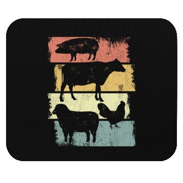 Discover Retro Farming Husbandry Mouse Pads