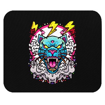 Discover Grafitti Tiger Head Mouse Pads