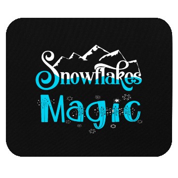 Discover Snowflakes Magic Mouse Pads