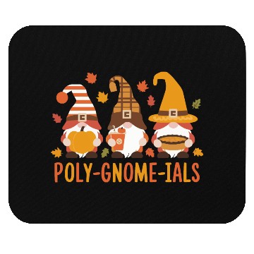 Discover Poly-Gnome-Ials Funny Math Teacher Student Lover Mouse Pads