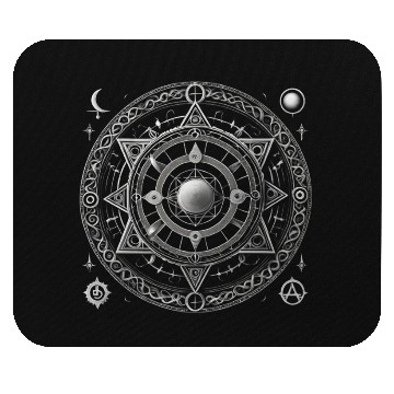Discover Cosmic Mandala Design Mouse Pads