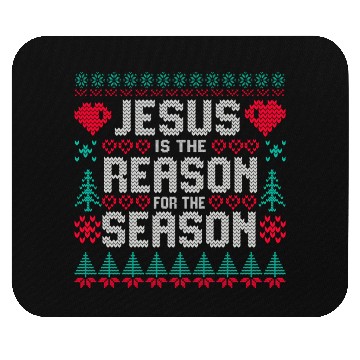 Discover Jesus is the Reason for the Season Mouse Pads
