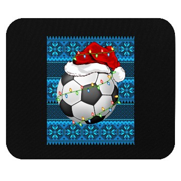 Discover Football Christmas Lights Mouse Pads