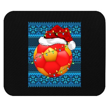 Discover Handball Christmas Lights Mouse Pads