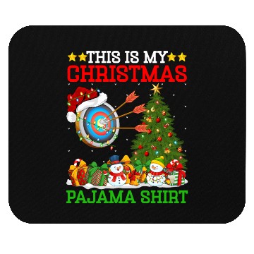 Discover Archery Christmas Tree Lights Mouse Pads