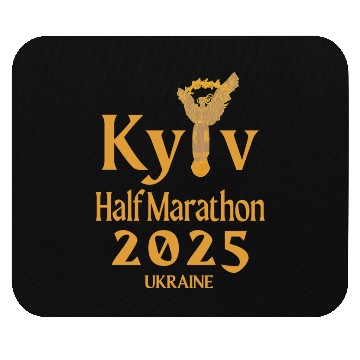 Discover Kyiv Half Marathon – 2025 – Ukraine Mouse Pads