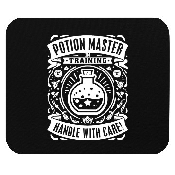 Discover Potion Master in Training Handle With Care Mouse Pads