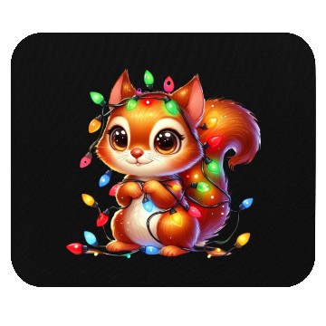 Discover FUNNY CHRISTMAS SQUIRREL Mouse Pads