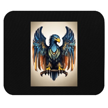 Discover Eagle logo Mouse Pads