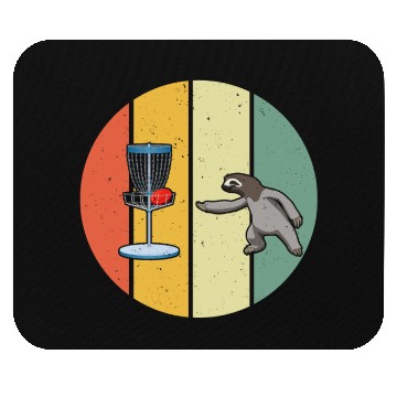 Discover Sloth Disc Golf Sloth Disc Golfing Mouse Pads