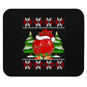 Discover Bocce Christmas Mouse Pads