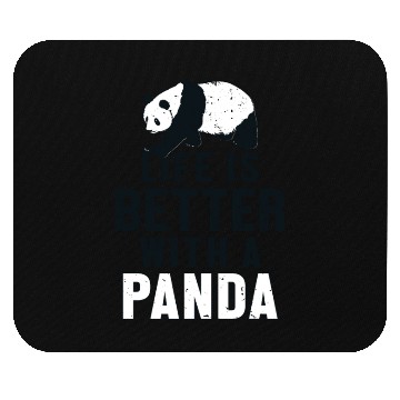 Discover Life is Better with a Panda Panda Bear Friend Mouse Pads