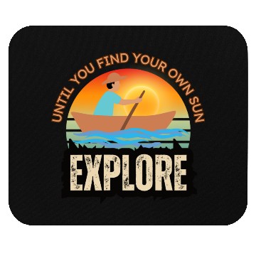 Discover Sailing to Your Own Sun Mouse Pads