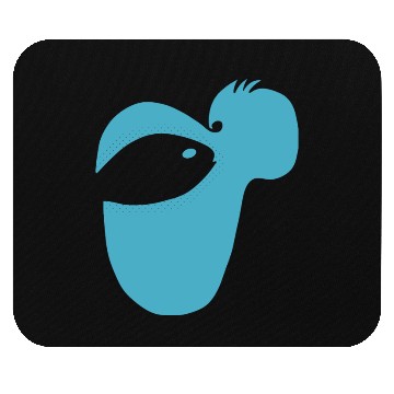 Discover Pelican or Fish in this Fun Optical Illusion Mouse Pads