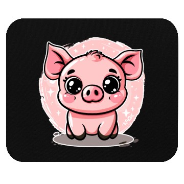 Discover Cute Little Piggy Piglet Mouse Pads