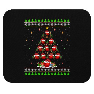 Discover Bowling Christmas Tree Mouse Pads