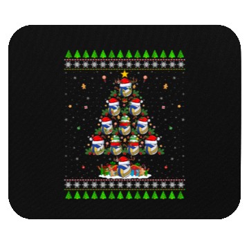 Discover Volleyball Christmas Tree Mouse Pads