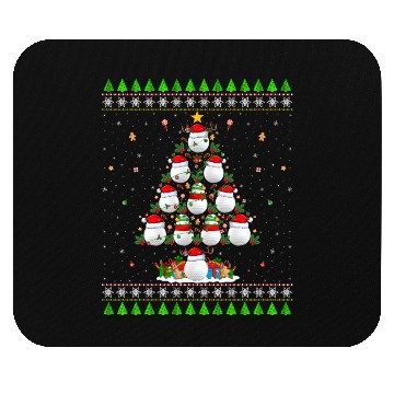Discover Golf Christmas Tree Mouse Pads