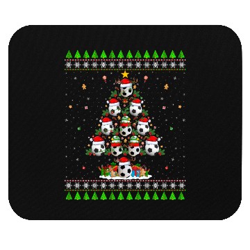 Discover Football Christmas Tree Mouse Pads