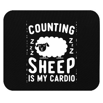 Discover Counting Sheep is My Cardio Mouse Pads
