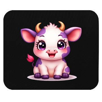 Discover blueberry cow Gift unique Mouse Pads