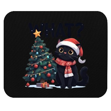 Discover FUNNY CHRISTMAS CAT Mouse Pads