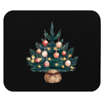 Discover Christmas Tree Retro, Merry Christmas Mouse Pads
