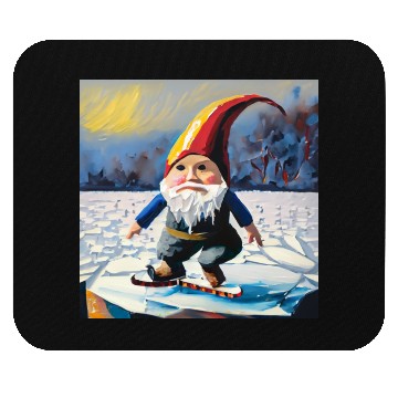 Discover Walking on ice Mouse Pads