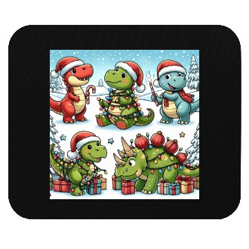 Discover Dinosaurus Christmas , gifts Mouse Pads
