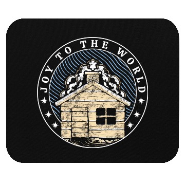 Discover Joy to the World design Mouse Pads