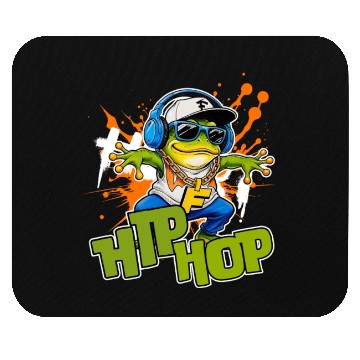 Discover Hip Hop Frog Froggy Mouse Pads
