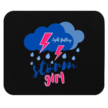 Discover Storm girl Mouse Pads