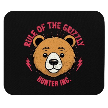 Discover Rule of the Grizzly, Hunter Inc. Mouse Pads