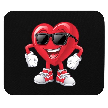 Discover Flossing Heart Mouse Pads Boys Floss Dance Valentines