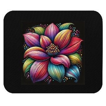 Discover flower transparent Mouse Pads